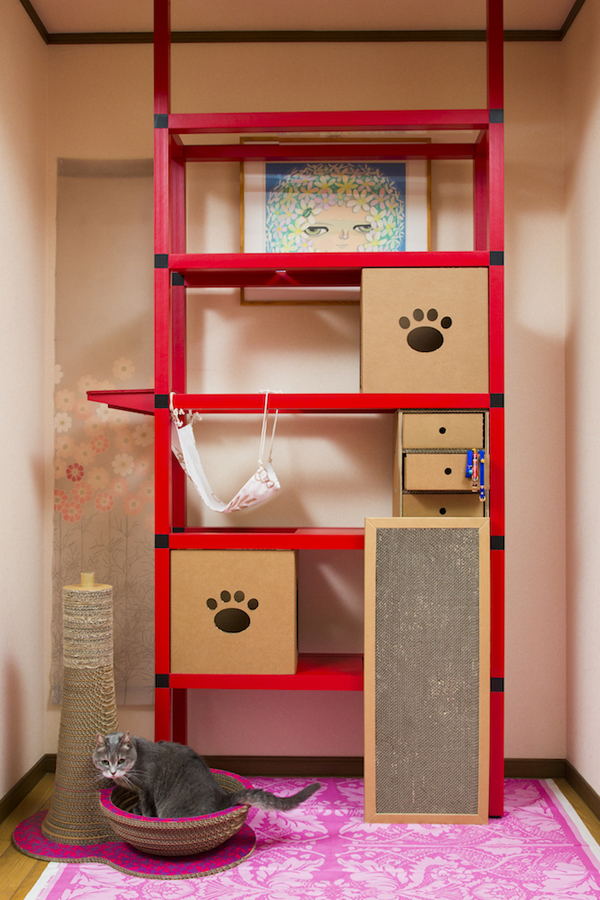 簡単組み立て式キャットウォーク Nyanderful shelf -ニャンダフルシェルフ-｜今のお部屋があなたと愛猫にとって、もっとハッピーな空間に!!